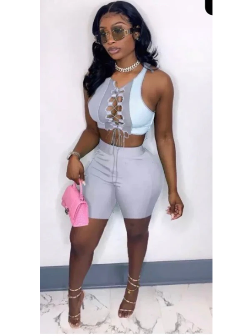 Tie me up 2 piece set Desire Boutique